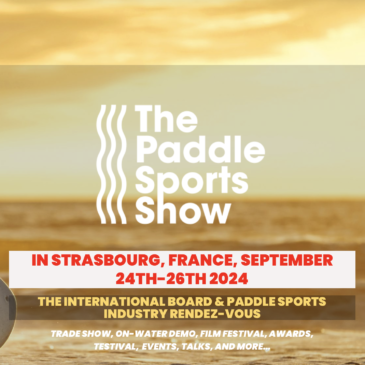 Participation to The Paddle Sports Show 2024  from 24 to 26 September in Strasbourg, France